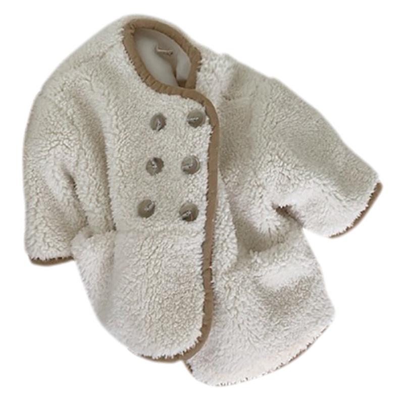 Baby Winter Plush Cardigan - Thickened Autumn Style for Toddlers & Boys