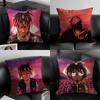 singer rap JJuice WRLDMT Cushion Cover Pillow Case Antidustmite Invisible zipper silky plush cushion