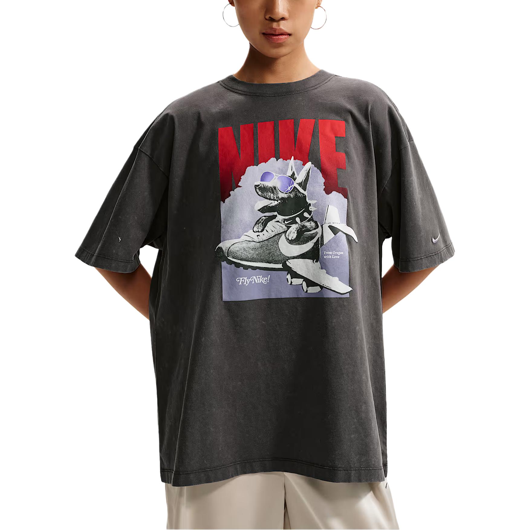 Nike Drop Shoulder Sleeve T Shirt Women s IR7588-060 M