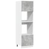 VidaXL Microwave Cabinet "Lyon" Concrete Grey 60 X 57 X 207 Cm Engineered Wood 856127