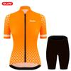 Abbigliamento Mountain Bike e Ciclismo su Strada Asciugatura Rapida Anti-UV Maillot Ciclismo Donna 2026 Set Completo Estivo a Maniche Corte Traspirante