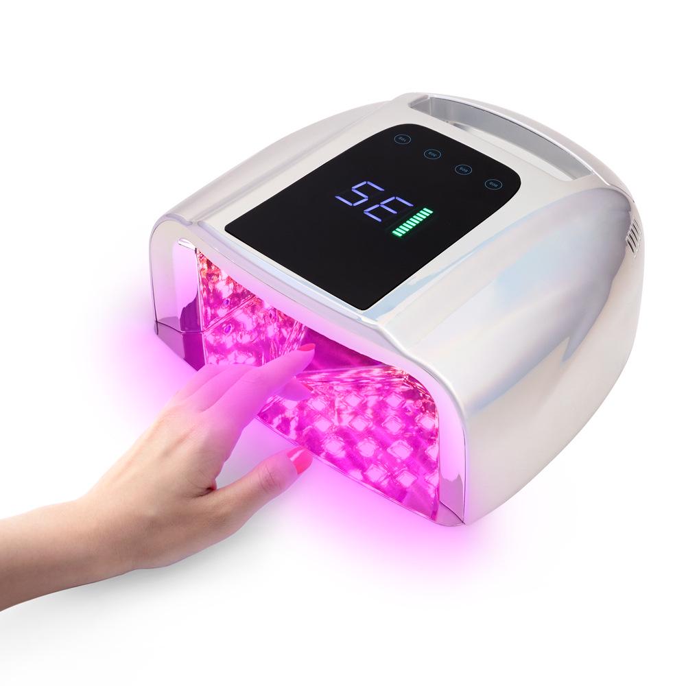96W Wireless UV Nail Gel Lamp: High Power, Quick-Dry Smart Dryer for Salons