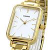 CASIO Casio Standard Cheap Casio Women's Quartz Watch with Brass Metal and Gold/White Case LTP-V009G-7E