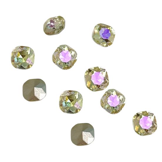 10ks/sada Nail Art Charm 3D vícetvaré DIY lesklé luxusní umělé křišťálové ozdoby na nehty zdobení nehtů domácí salon příslušenství na nehty