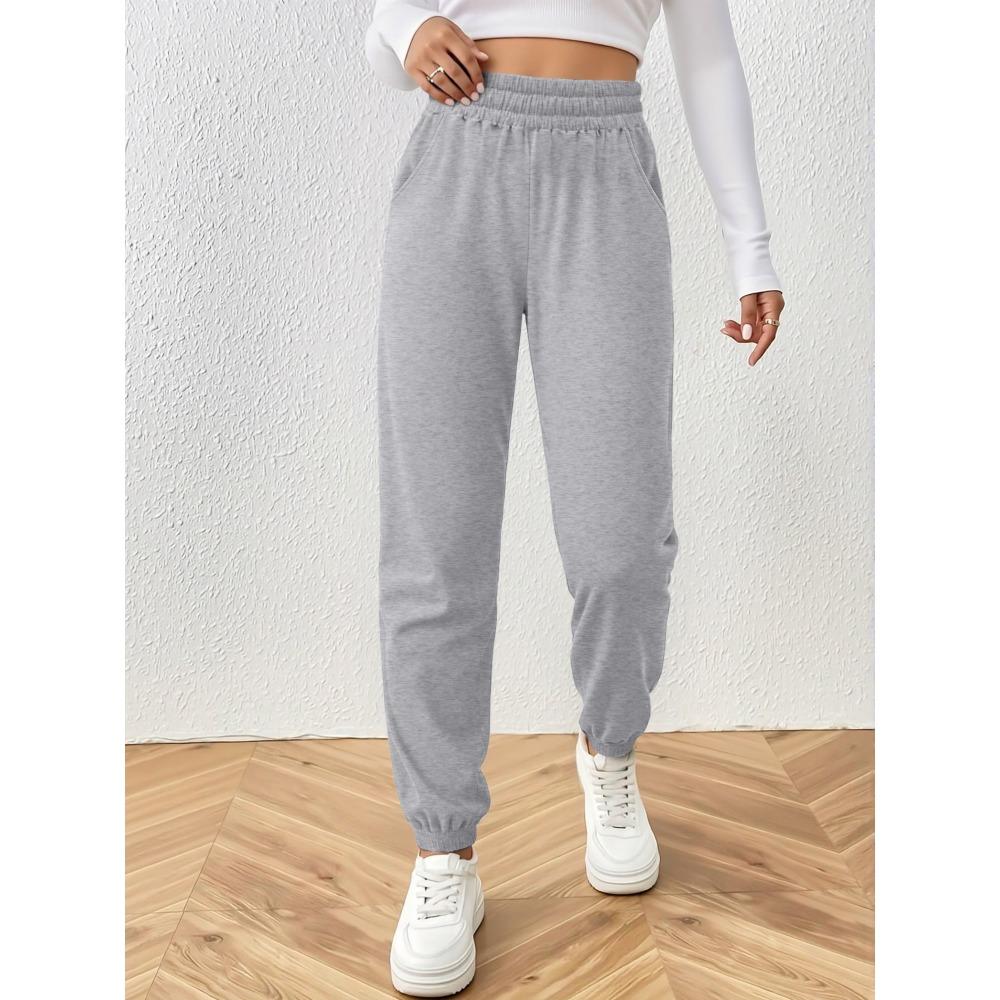 Best Seller Women's High Waist Jogger Pants Loose Fit Sweatpants Casual Trousers