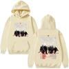 Felpe con cappuccio della band Bon Jovi Abbigliamento grafico Bon Jovi Forever Tour Unisex High Street Manica lunga Pullover Streetwear Felpa con cappuccio