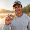 1 8g Mini Crankbait Fishing Lure Floating Hard Bait with Three Treble Hooks Laser Coating for Freshwater Fishing