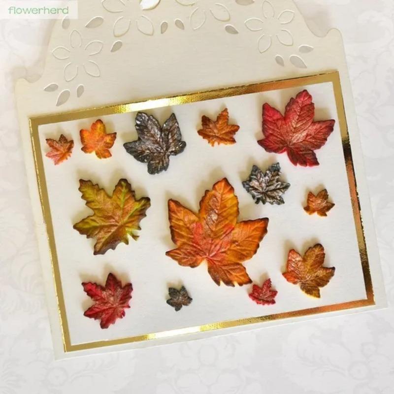 1Pcs Maple / Rose Leaves Silicone Mold Fondant Mold Cake Cecorating Tools Cupcakes Baking Gumpaste Mold Tools