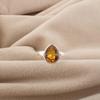 Citrine Gemstone 925 Sterling Silver Handcrafted Jewelry Women Ring For Anniversary Gift RR-76-10