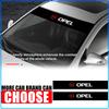 Car Front Windshield Stickers Front and Rear Decorative Decals Sticker For Opel Astra C G H Insignia J K Zafira B Corsa Vectra C Corsa C