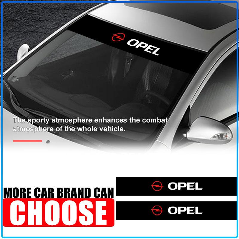 Car Front Windshield Stickers Front and Rear Decorative Decals Sticker For Opel Astra C G H Insignia J K Zafira B Corsa Vectra C Corsa C