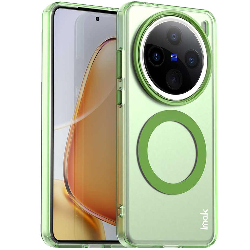 IMAK For Vivo X200 5G Case Compatible with MagSafe Candy Color Anti Drop TPU+PET Back Cover