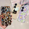Para Honor 90 / Honor 90 Lite 90 Pro 90 Smart Case Funda de Silicona Suave Elegante de Lujo Hermosa Flor de Cerezo Fundas Tapa Transparente