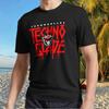 Nou Tricou TechnoBlade Logo Roșu Tricou Activ Amuzant Mărimea S la 5XL