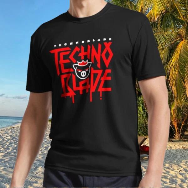 New Shirt TechnoBlade Red Logo Active T-Shirt Funny Size S to 5XL M
