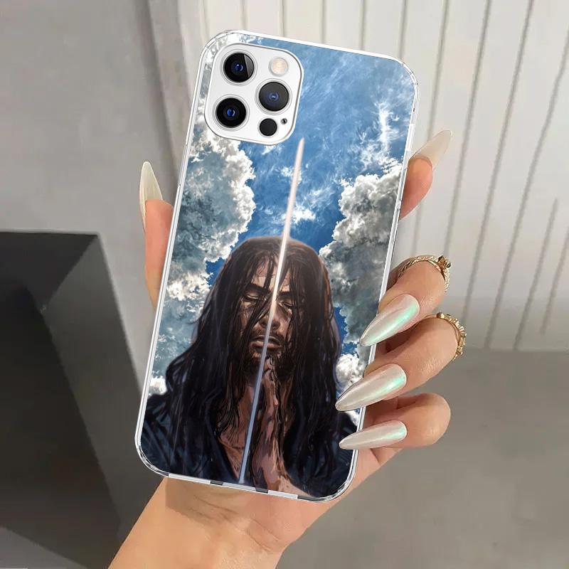 Anime Vagabond Samurai Phone Case for Iphone 17 Air 16 15 Plus 14 13 Mini 12 11 Pro Max 16E 7 8 SE 2020 Soft Funda Print Shell 1