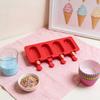 Silicone Ice Cream Molds With Lids For Homemade Frozen Desserts Kids And Adults