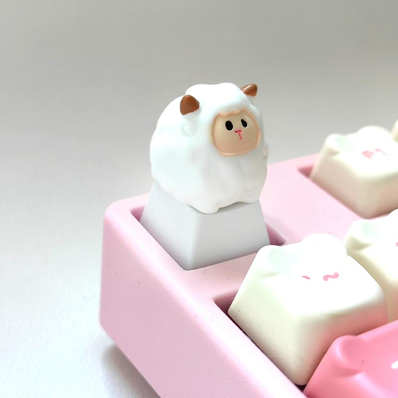 Roztomilá Kreslená 3D Zvířátka Krytky Kláves Mechanické Klávesnice Krytky OEM Výška Krytky Kawaii DIY Příslušenství pro Klávesnici Dívčí Dárky