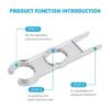 Solar Connector Metal Spanner Wrench Solar Connector Tool Metal Spanner Wrench