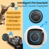 Kabellose wasserdichte Hundeglocken für das Stubenreinheitstraining mit Touch-Button
