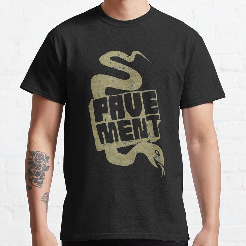 Pavement Snake Animals Cool Art Tee Classic NWT Gildan  T-Shirt Unisex T-Shirt M