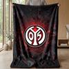 Mainz FC Soft Flannel Fleece Blanket Lightweight Cozy Warm Throw Blanket For Sofa Bed Home Decor