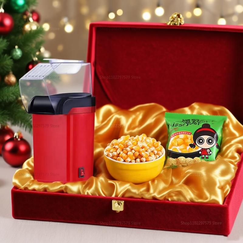 Electric Household Popcorn Machine Mini Popper Bagging Machine Quick Heating Corn Popper for Home Party Movie Night Snap