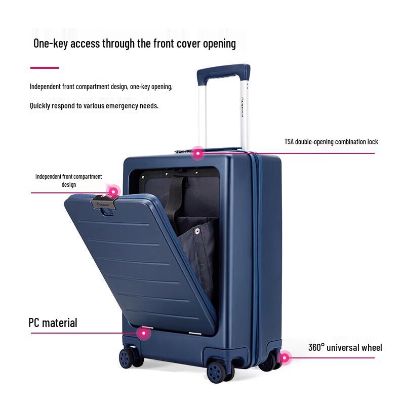 Ручная кладь-чемодан Diplomat TC-9152 с передним открытием