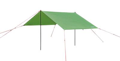 (KAPITÁN STAG) Tarp Rector Tarp 290 x 180 cm Pouze plachta Ochrana proti UV záření 2000 mm Vodotěsná [Pro 1 až 2 osoby] S taškou Zelená Trekker UA-1084