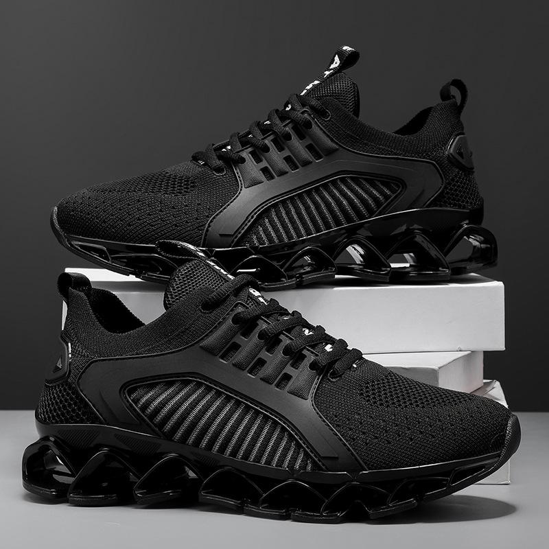 Year Blade Large Size Men's Casual Sneakers Sports Walking Shoes Comfortable Lace-Up Sneakers All Seasons