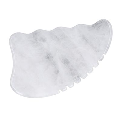 Jadestone Gua Sha Massage Tool Semi Transparent Fine Polished Jadestone Gua Sha Facial Tool for