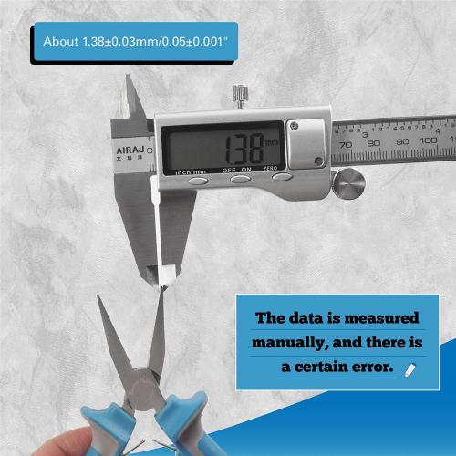 SPEEDWOX Flat Nose Pliers, Handmade, Flat Nose Pliers, Flat Nose Pliers, 115mm, Small, Flat Nose, Precision Work, Craft Tool for Beginners and Profess