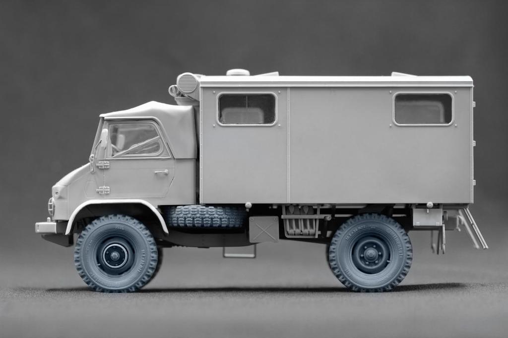 Unimog 404 MPT Wheel Set for AK and Revell Plastic Model Kits SCXWM35022S Scale-X 1/35 10.5-20 Weight-Deforming (5-Piece Set) ICM, Interactive,