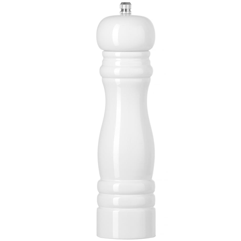 Wooden salt mill, white, diameter 55 x 215 mm - Hendi 469606