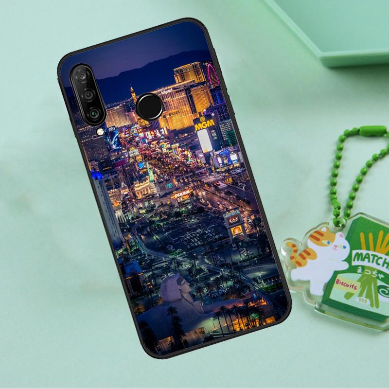 Las Vegas Strip Nevada For Huawei Nova 8i 11i 12i 12s 9 10 SE Y90 Y60 Y70 Y72 Y61 Y91 P20 P30 P40 Lite P60 Pro Case