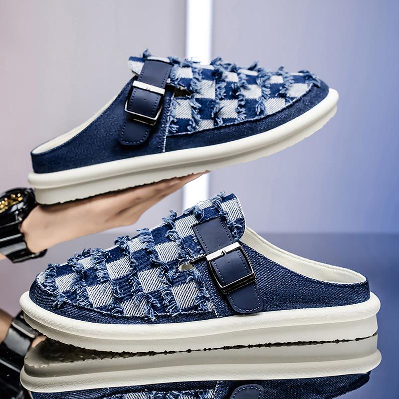 Pantofi sport pentru bărbați, vară, fără spate, pantofi casual, papuci, pantofi sport Plus Size pentru studenți, sandale supradimensionate 39-47