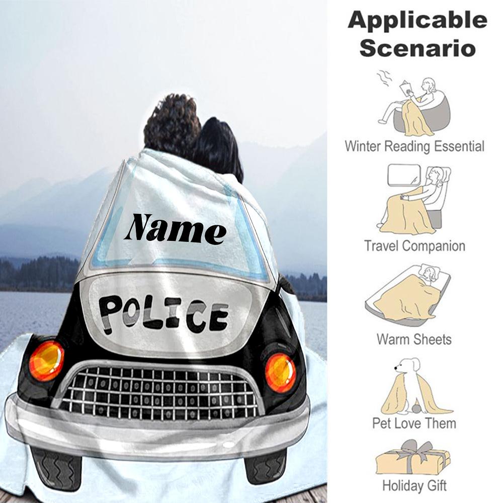 Car Personalized Text Blanket Cozy Customizable Blanket Soft Warm Cozy Throw For Couch Chair Bed Seaside Four Seasons Multipurpose