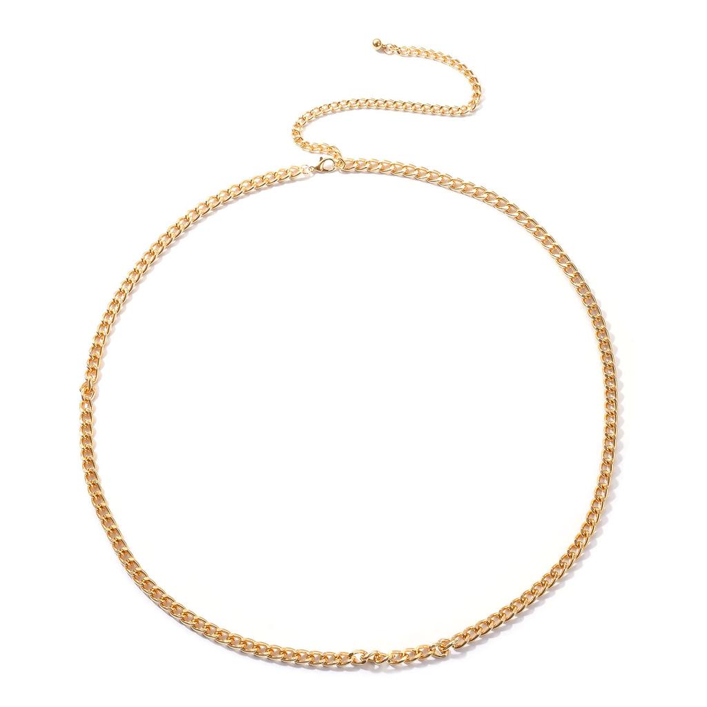 Summer Beach Metal Body Chain Waist Chain Accessories for Women Sexy Bikini Body Jewelry Belly Waist Chains Belt Waistband Gift