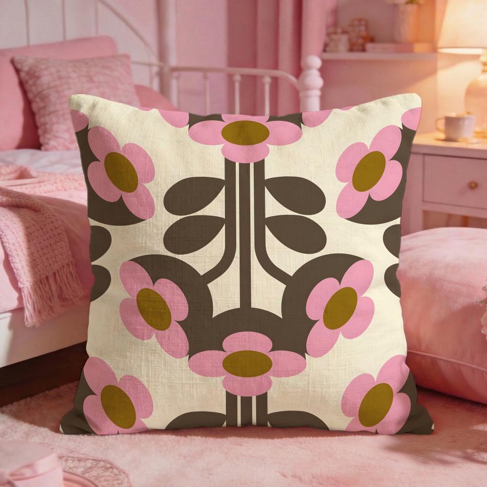 Federa Cuscino Estetica OOrla Kiely Comfort Premium Reversibile Design Due in Uno Per Qualsiasi Stanza Interno Auto