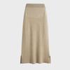 Maternity Autumn/Winter Slimming Knitted Skirt with Split Design