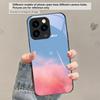 Dark Colored Seawater For iPhone 17 Air 16 E 15 Plus 14 Pro Max 13 12 Mini 11 5 6 7 8 Plus XR XS Max SE Black Glass Phone Case