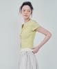 Hane Ribbed Button Knit Cardigan_Lime