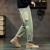 Men's Straight-Leg Workwear Casual Harem Jeans, New Spring and Autumn Style, Trendy Brand, American Retro, Plus-Size Long Pants