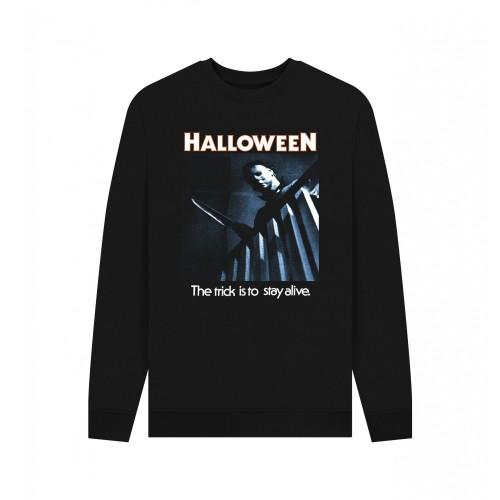 Halloween Unisex Adult Trick To Stay Alive Sweatshirt