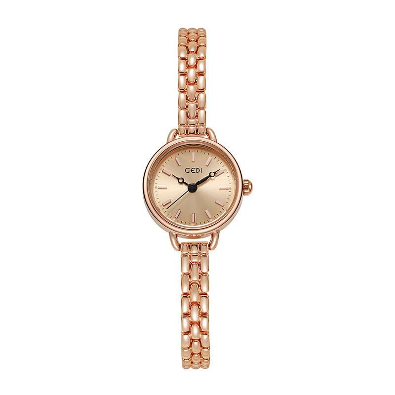 Gadi Womens Minimalist Korean Style Alloy Waterproof Quartz Watch With Elegant Strap For Casual Wear