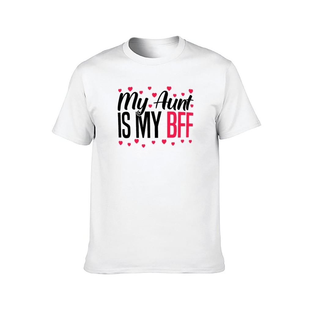 My Aunt Is My BFF Funny Newborn Outfit Cute Baby Clothes TShirt Man T Shirts Graphic TShirt