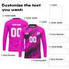 Men's Long Sleeve Athletic Jersey, Lightweight Sports Shirt, Quick Dry Top for Training & Team Sports