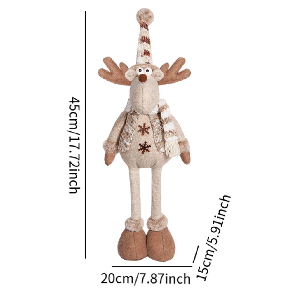 Christmas Tree Hanging Ornament Handmade Charm Hanging Doll Christmas Doll for Holiday Indoor Outdoor Home Office Party Tabletop
