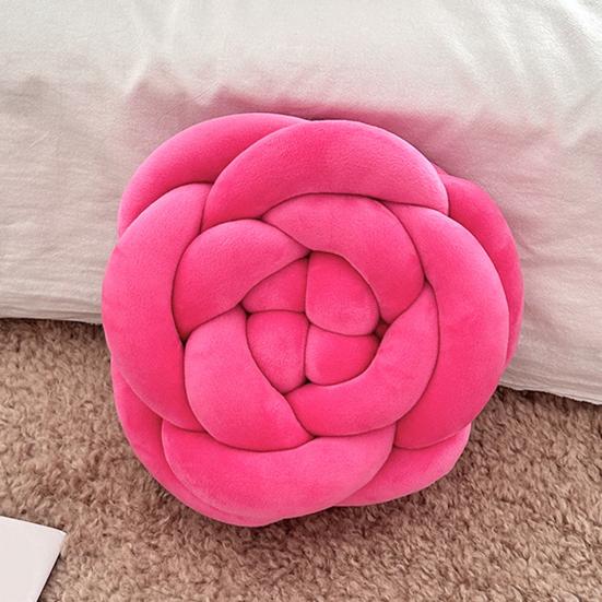 Back Cushion Nordic Style Rose Flower Shape Soft Comfortable Pillow Home Living Room Bedroom Office Decor