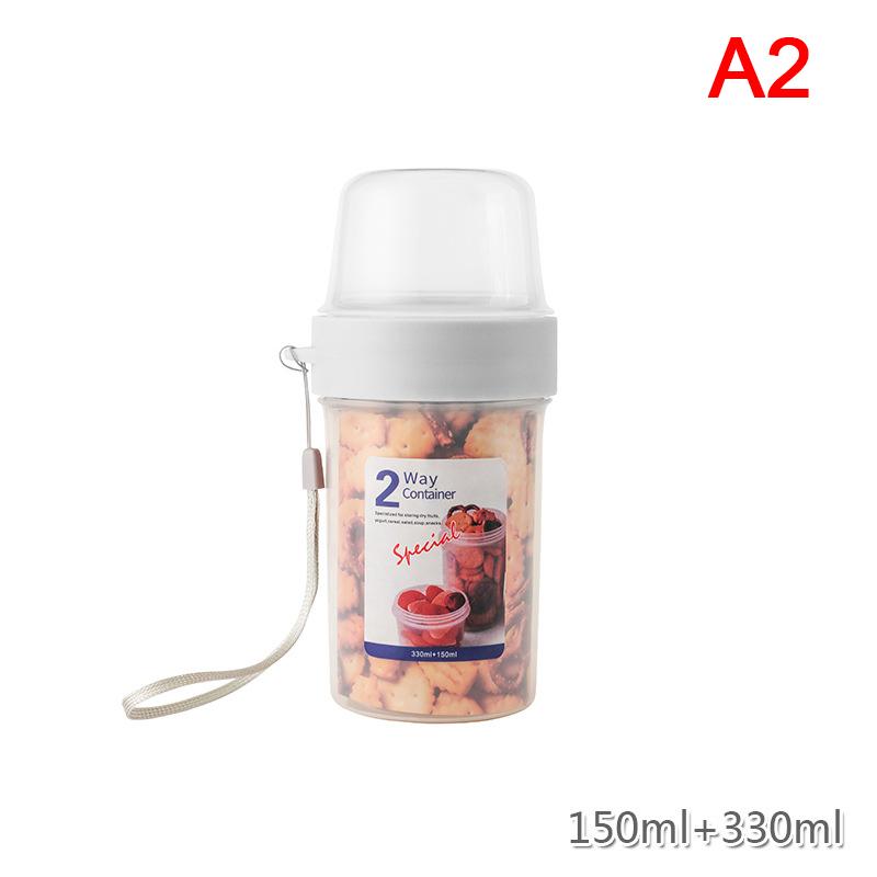 

Двухслойный стакан для ланча, ланч-бокс для пикника, стакан для сохранения йогурта и орехов, свежий стакан для еды